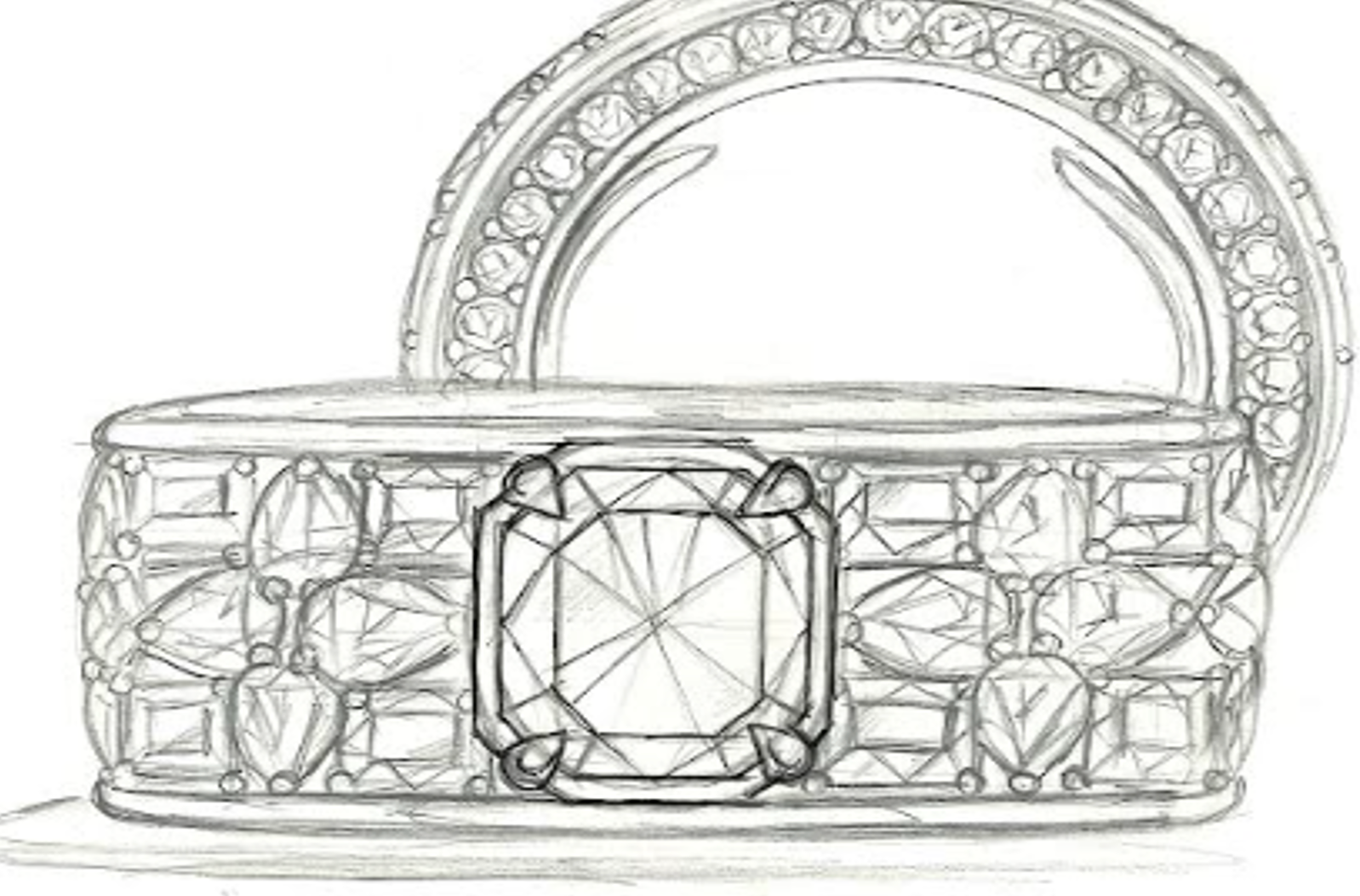 3.10ct Vibrant Purple Taaffeite Ring with D Flawless Diamonds set in 18K White Gold