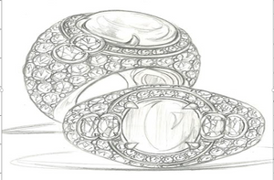 2.48ct 520 Million Year Old Vivid Green Cat’s Eye Emerald Ring with D Flawless Diamonds set in 18K Yellow Gold