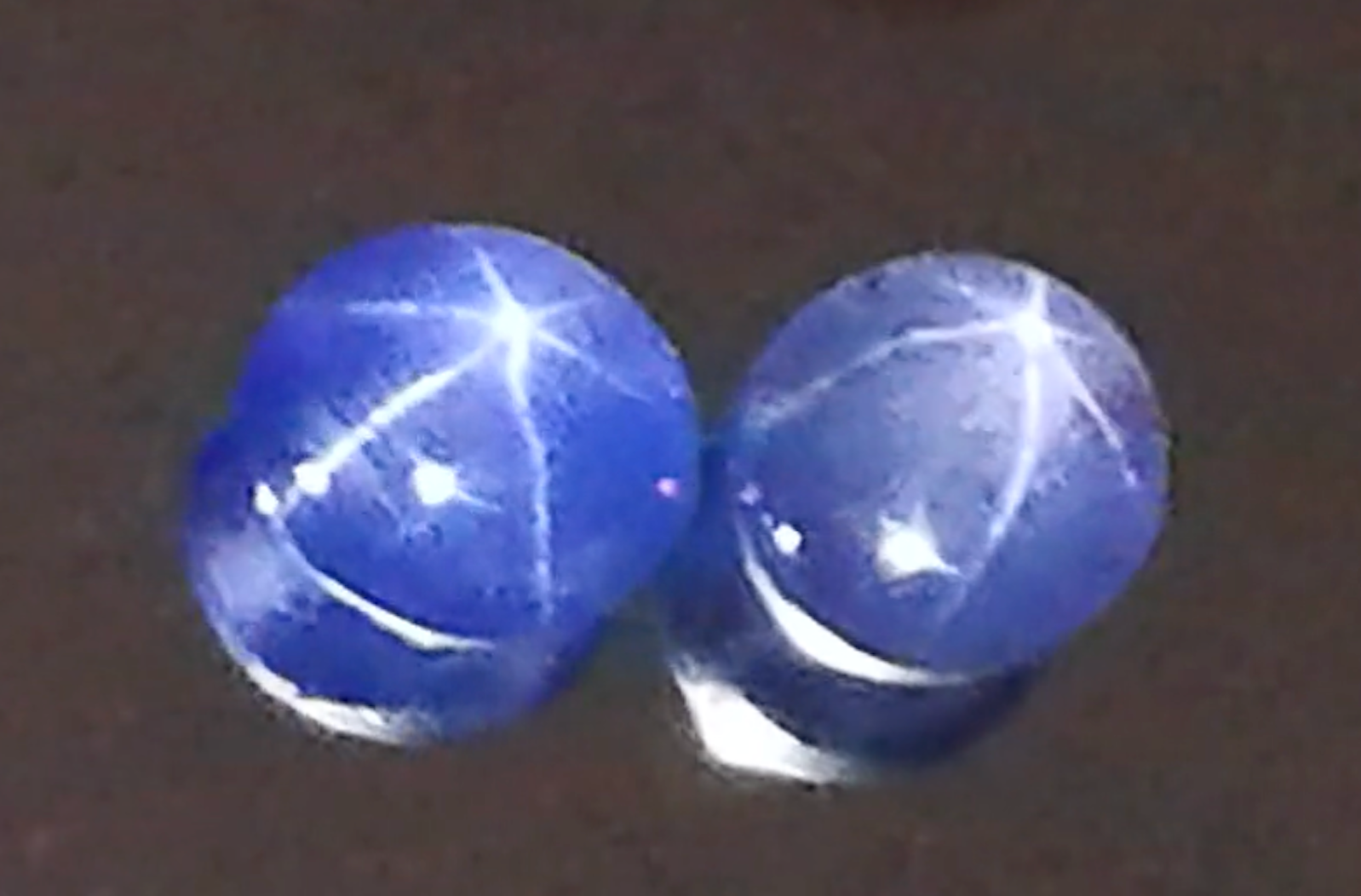 17.63ct Unheated Burmese Star Sapphire Earrings with D Flawless Diamonds set in 18K White Gold