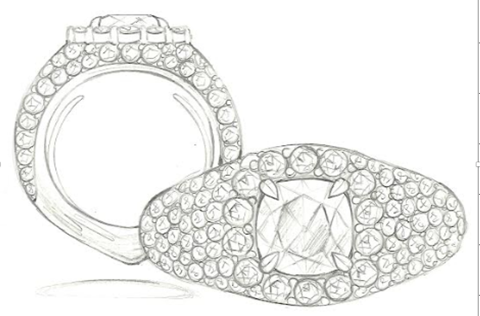 1.83ct Unheated Blue Kashmir Sapphire Ring with D Flawless Diamonds set in 18K White Gold