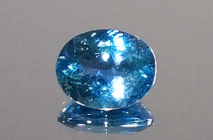 5.03ct Tatu Brazilian Aquamarine Ring with D Flawless Diamonds set in 18K Yellow Gold