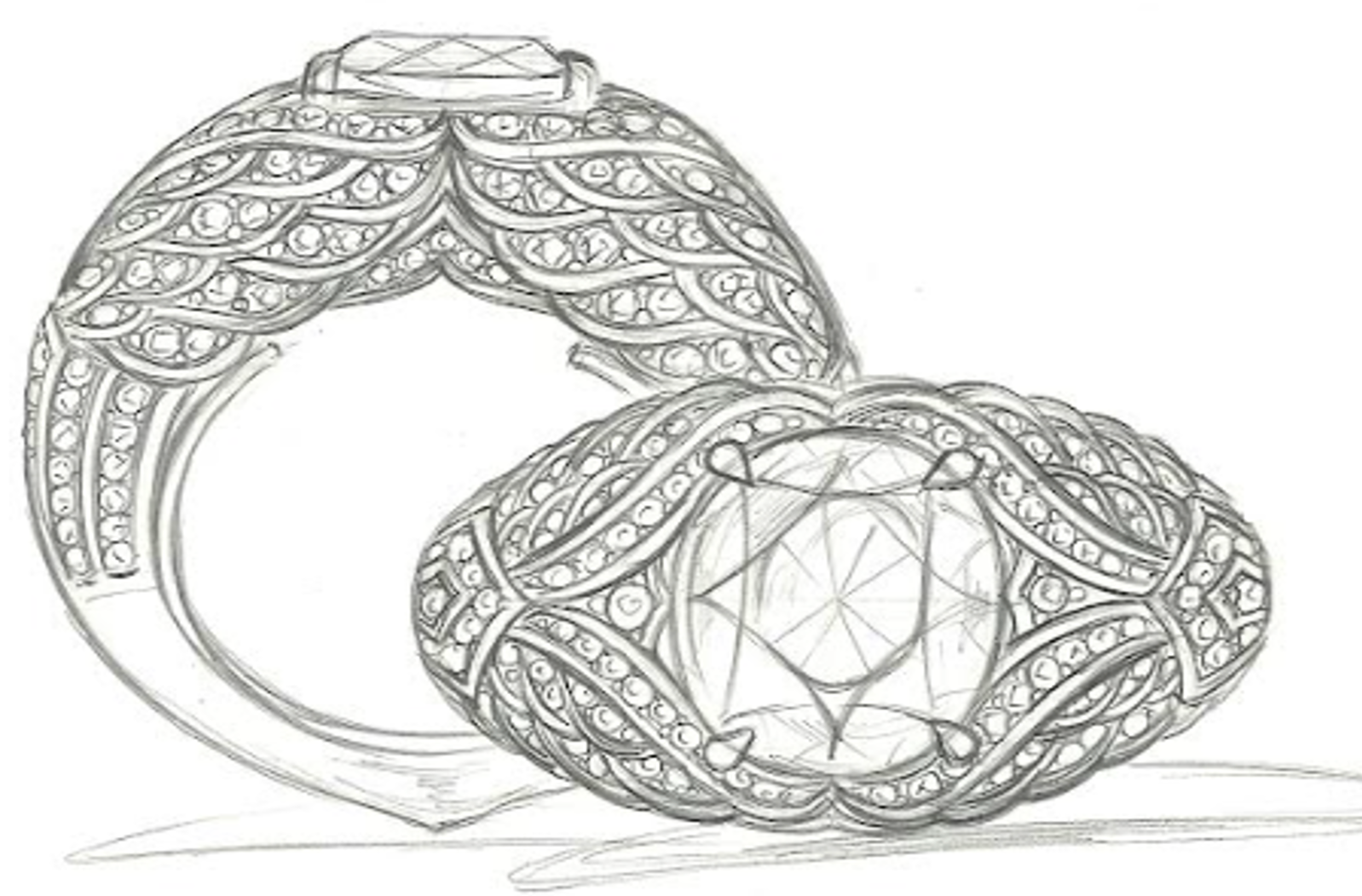 5.03ct Tatu Brazilian Aquamarine Ring with D Flawless Diamonds set in 18K Yellow Gold