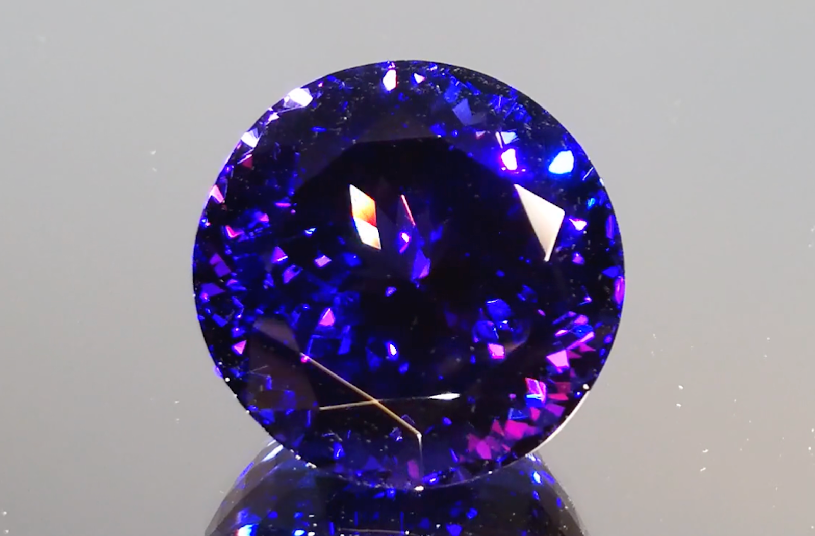 54.62ct Tanzanite Necklace with D Flawless Diamonds set in 18K White Gold