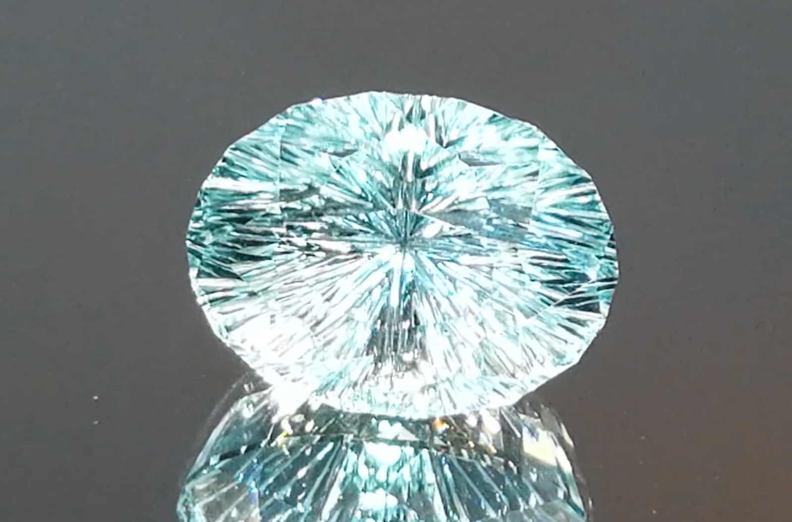 12.78ct Unheated Parabia Tourmaline Ring with D Flawless Diamonds set in 18K Yellow Gold