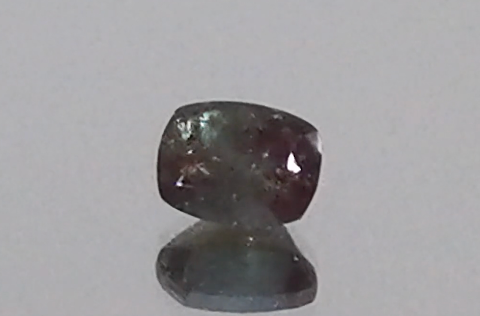 1.90ct Antique Russian Alexandrite Ring with D Flawless Diamonds set in 18K White Gold