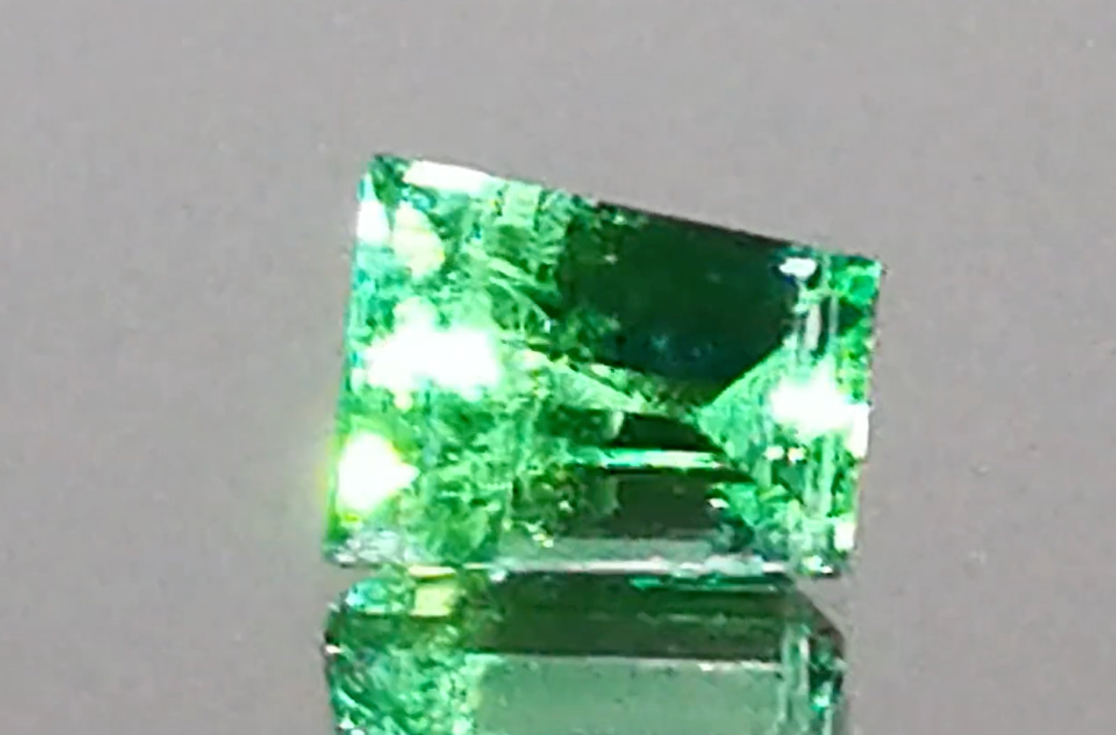 3.03ct No Oil Russian Emerald Ring with D Flawless Diamonds set in 18K Yellow Gold