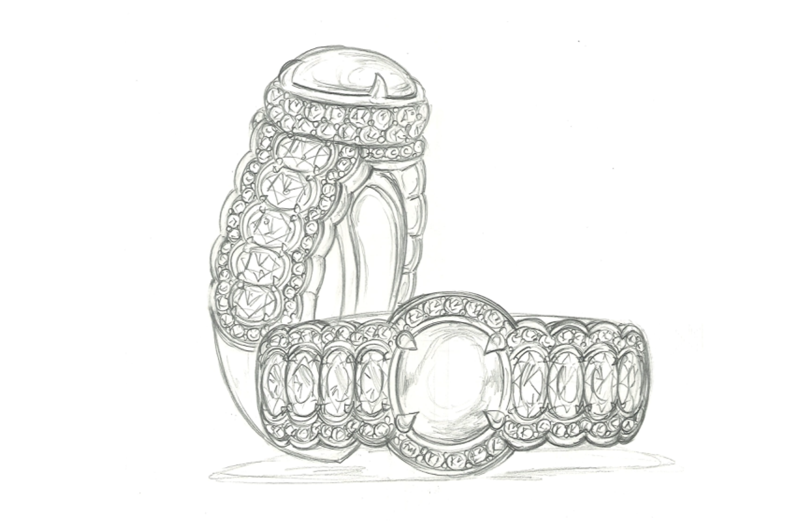 1.94ct Unheated Bi Color Sapphire Ring with D Flawless Diamonds set in 18K Yellow Gold