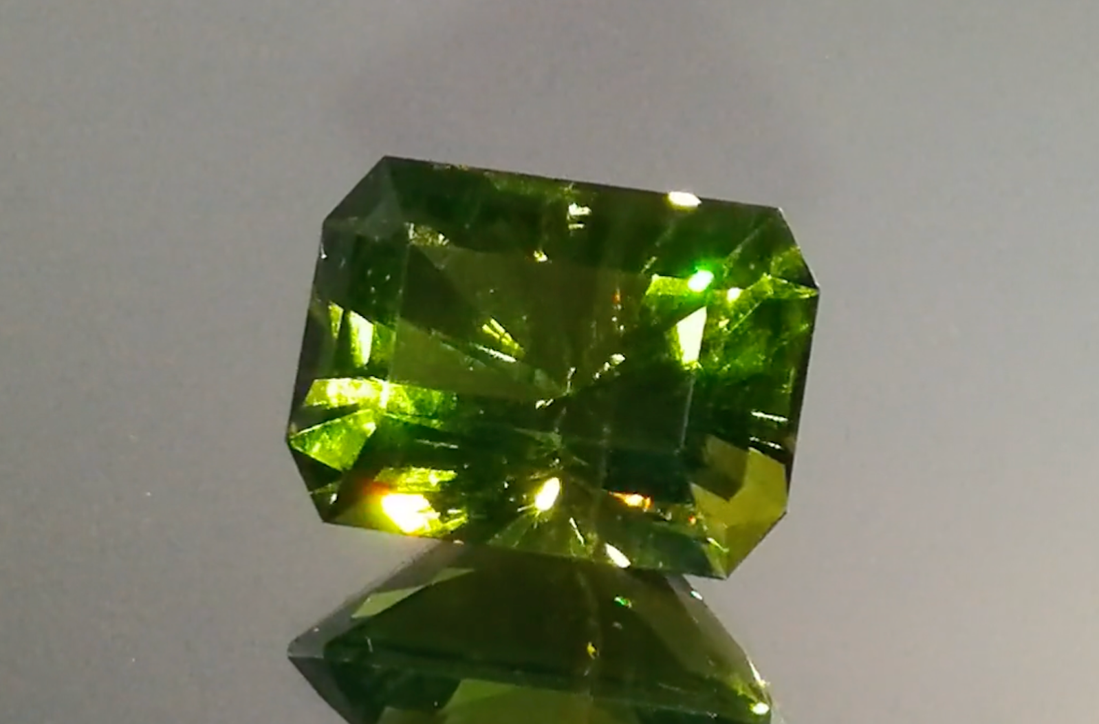 7.36ct Dominican Historic Green Amber Ring with D Flawless Diamonds set in 18K Yellow Gold