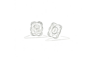 9.15ct Blue Zircon Earrings with D Flawless Diamonds set in 18K Yellow Gold