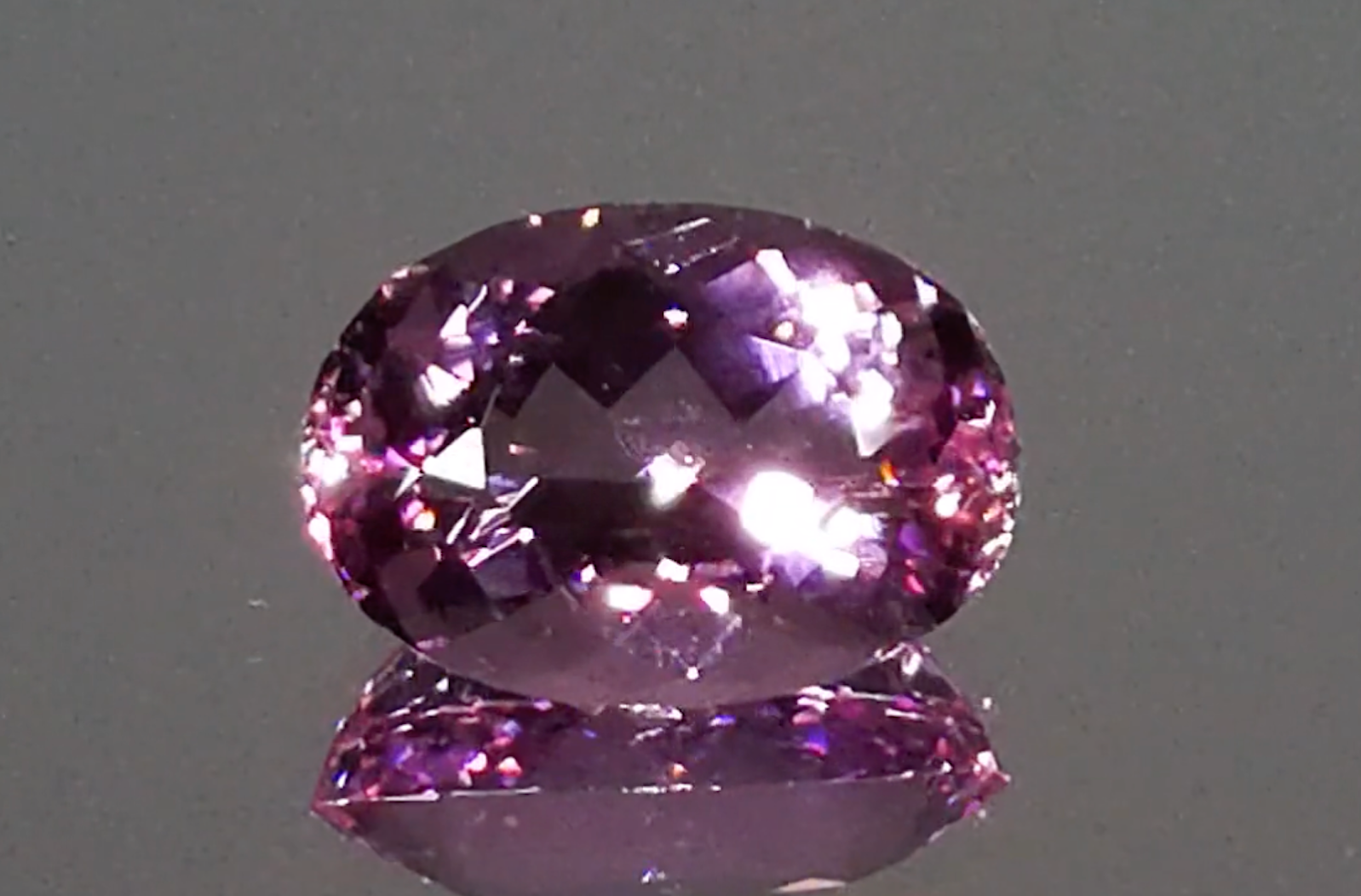 4.06ct Pink Brazilian Imperial Topaz Ring with D Flawless Diamonds set in 18K Yellow Gold