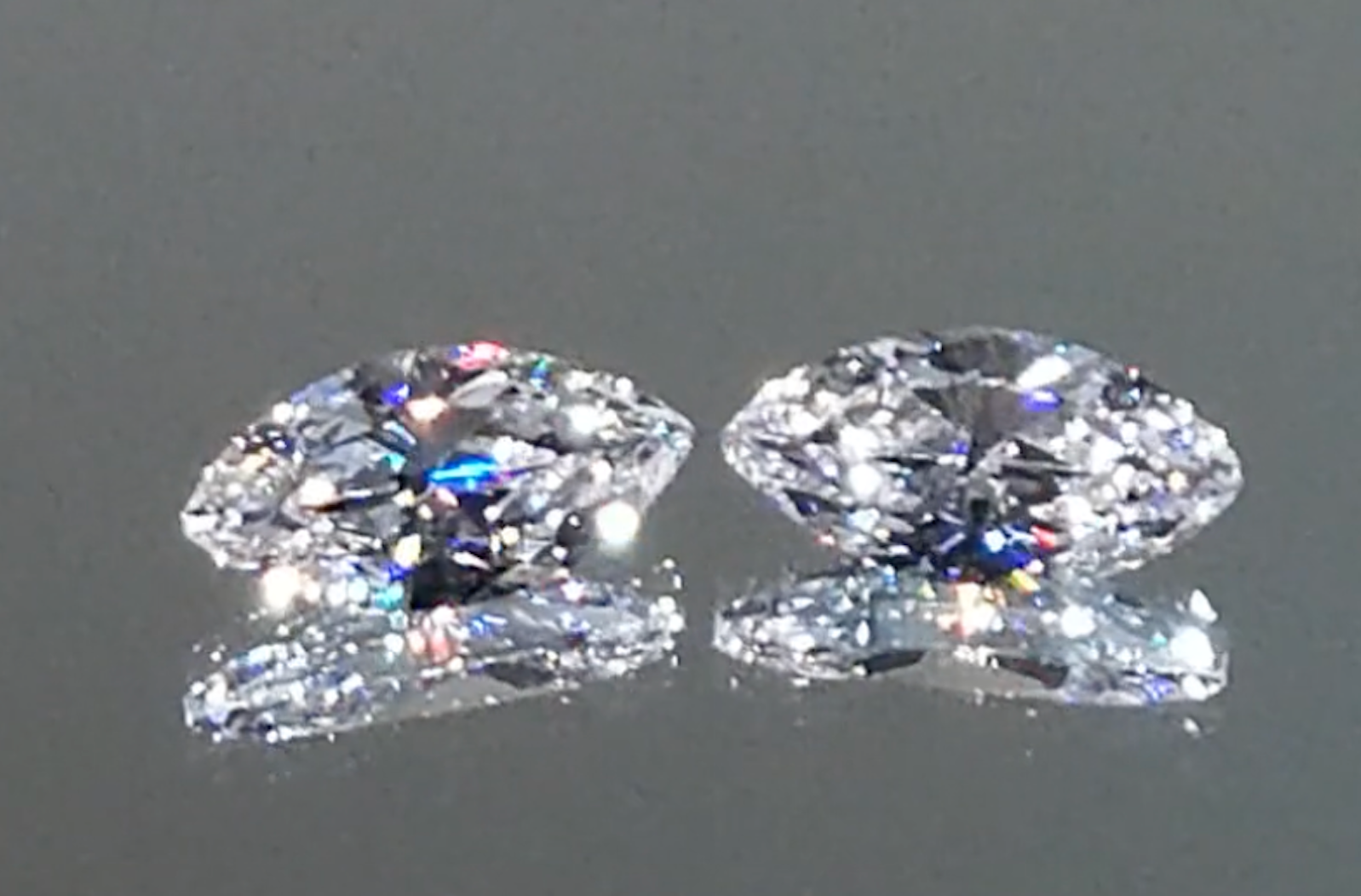 2.32ct D Flawless Golconda Diamond Earrings with D Flawless Diamonds set in 18K White Gold