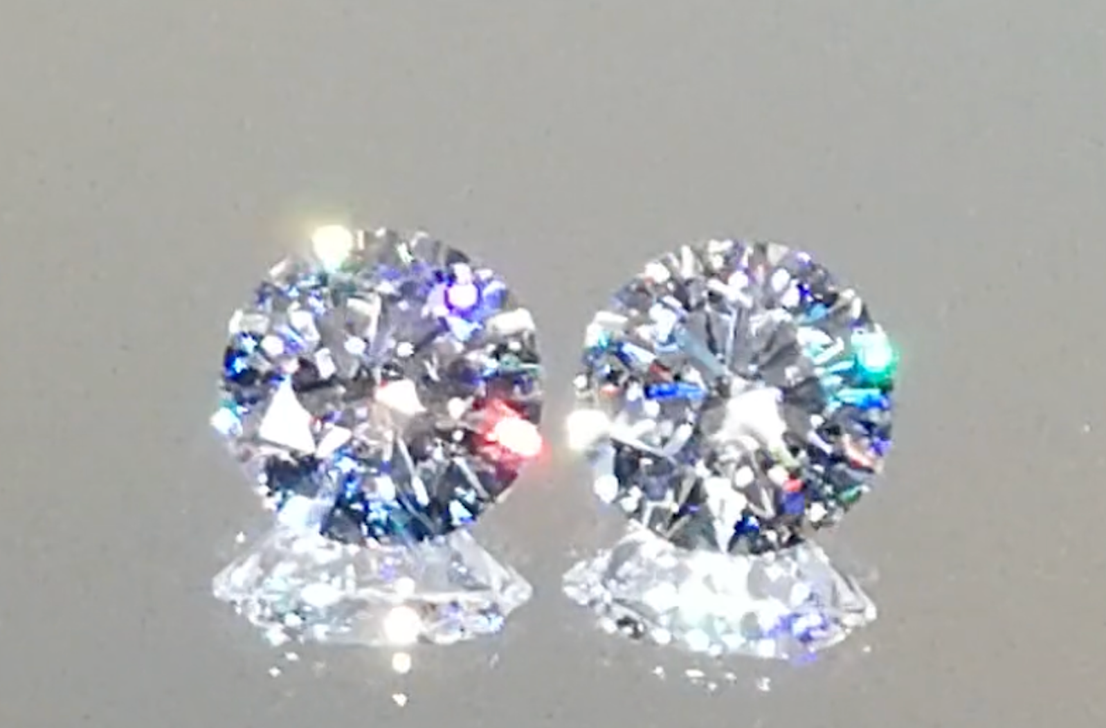 4.03ct D Flawless Golconda Diamond Earrings with D Flawless Diamonds set in 18K White Gold