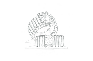 5.01ct D Flawless Golconda Diamond Ring with D Flawless Diamonds set in 18K Yellow Gold