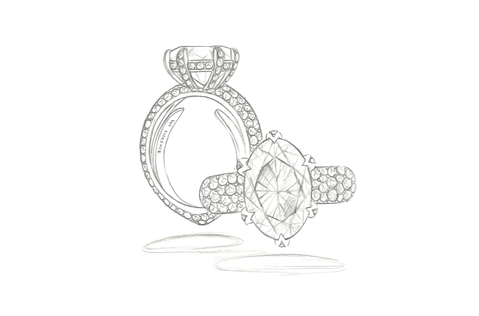 4.02ct D Flawless Golconda Diamond Ring with D Flawless Diamonds set in Platinum