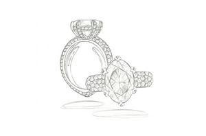 4.02ct D Flawless Golconda Diamond Ring with D Flawless Diamonds set in Platinum