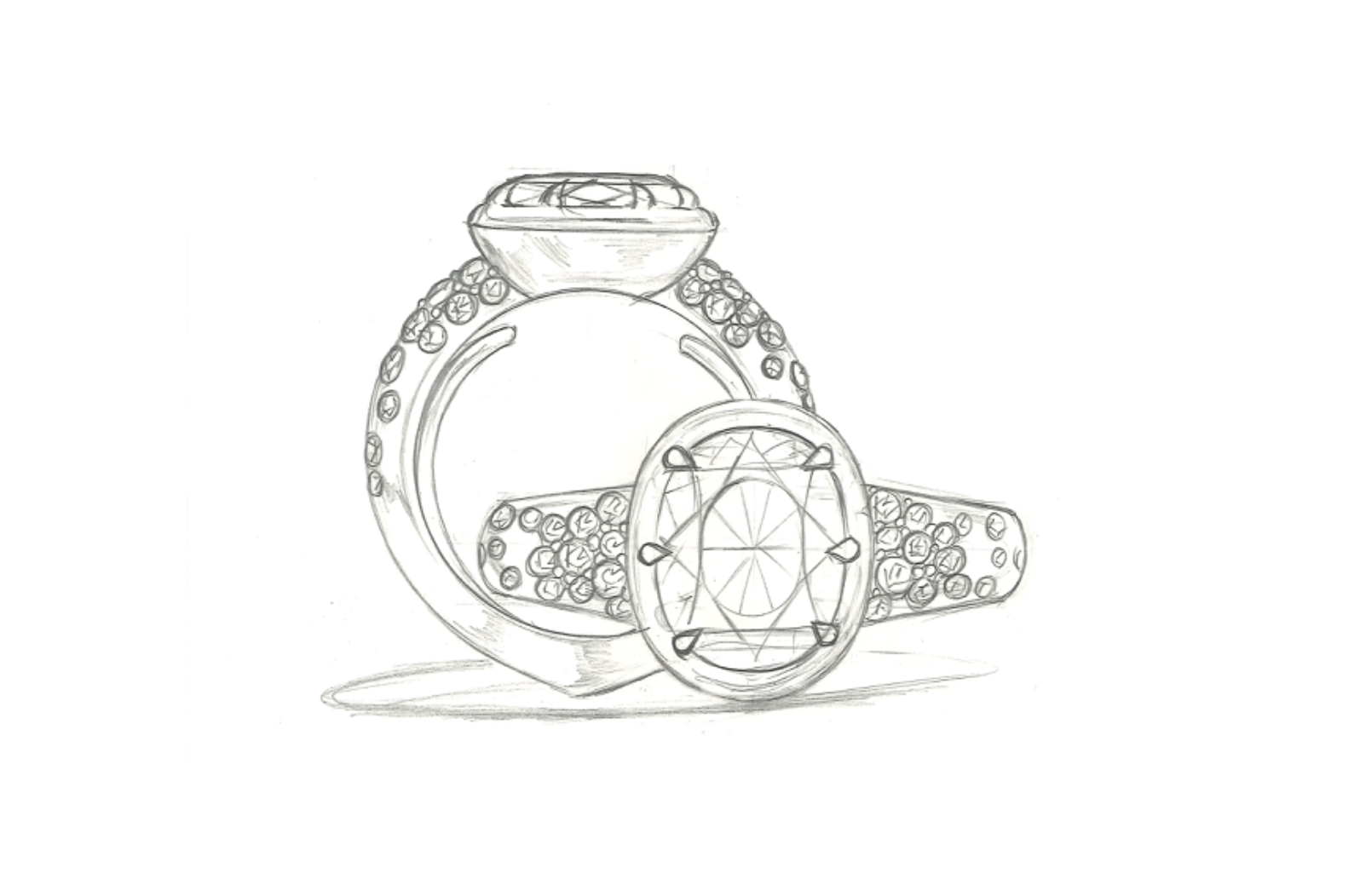 2.01ct D Flawless Golconda Diamond Ring with D Flawless Diamonds set in 18K Yellow Gold