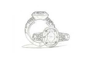 2.01ct D Flawless Golconda Diamond Ring with D Flawless Diamonds set in 18K Yellow Gold