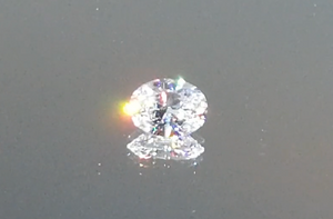 1.03ct D Flawless Golconda Diamond Ring with D Flawless Diamonds set in 18K White Gold