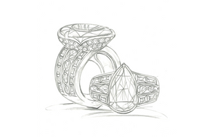 4.05ct D Flawless Golconda Diamond Ring with D Flawless Diamonds set in 18K Yellow Gold