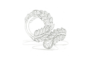 1.08ct D Flawless Golconda Diamond Ring with D Flawless Diamonds set in 18K Yellow Gold