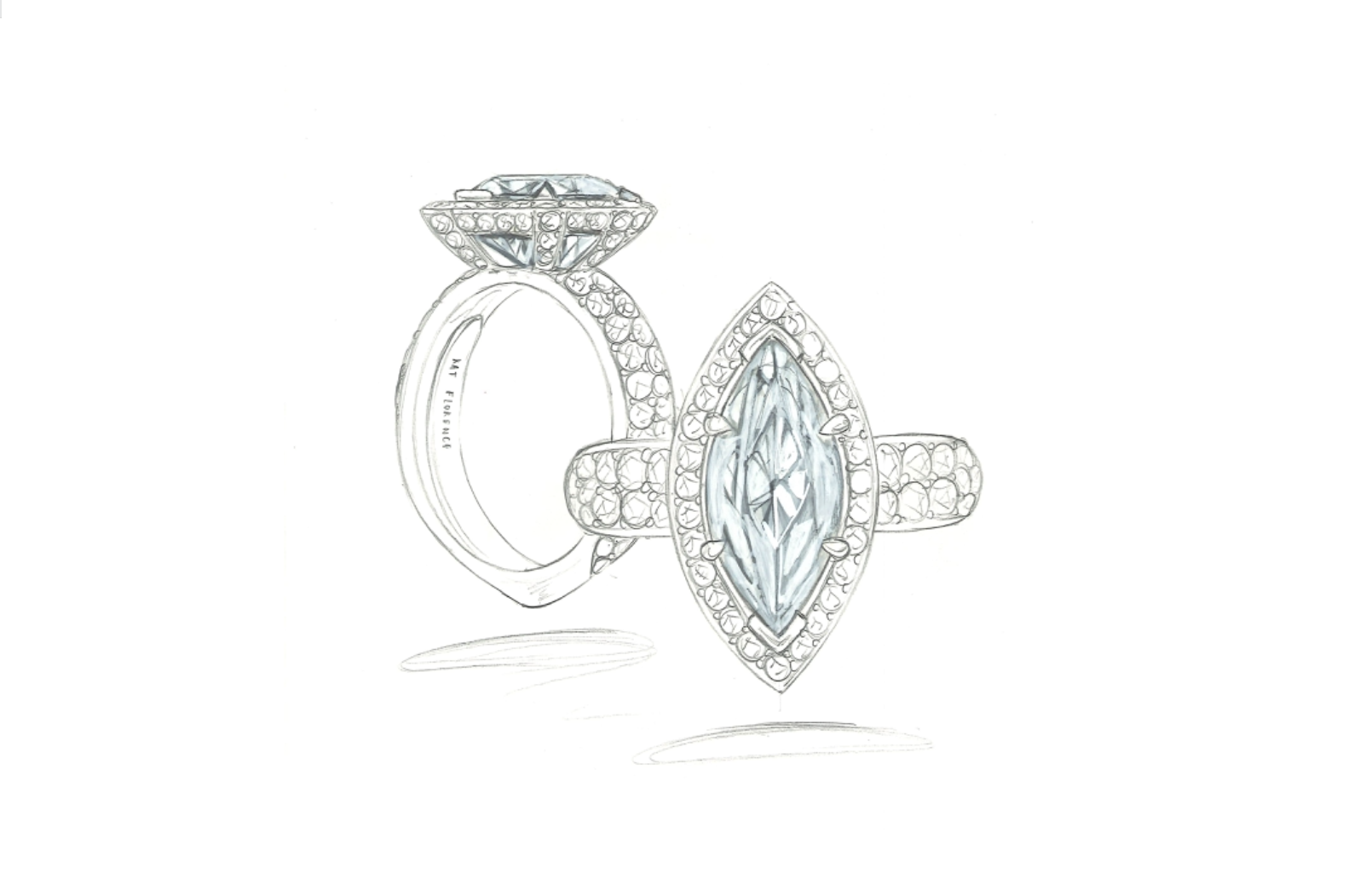 1.02ct D Flawless Golconda Diamond Ring with D Flawless Diamonds set in 18K Yellow Gold