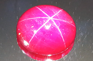 41.12ct Unheated Mogok Burma Star Ruby Necklace with D Flawless Diamonds set in 18K White Gold