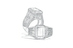 5.95ct Sweet Home Red Rhodochrosite Ring with D Flawless Diamonds set in 18K Yellow Gold