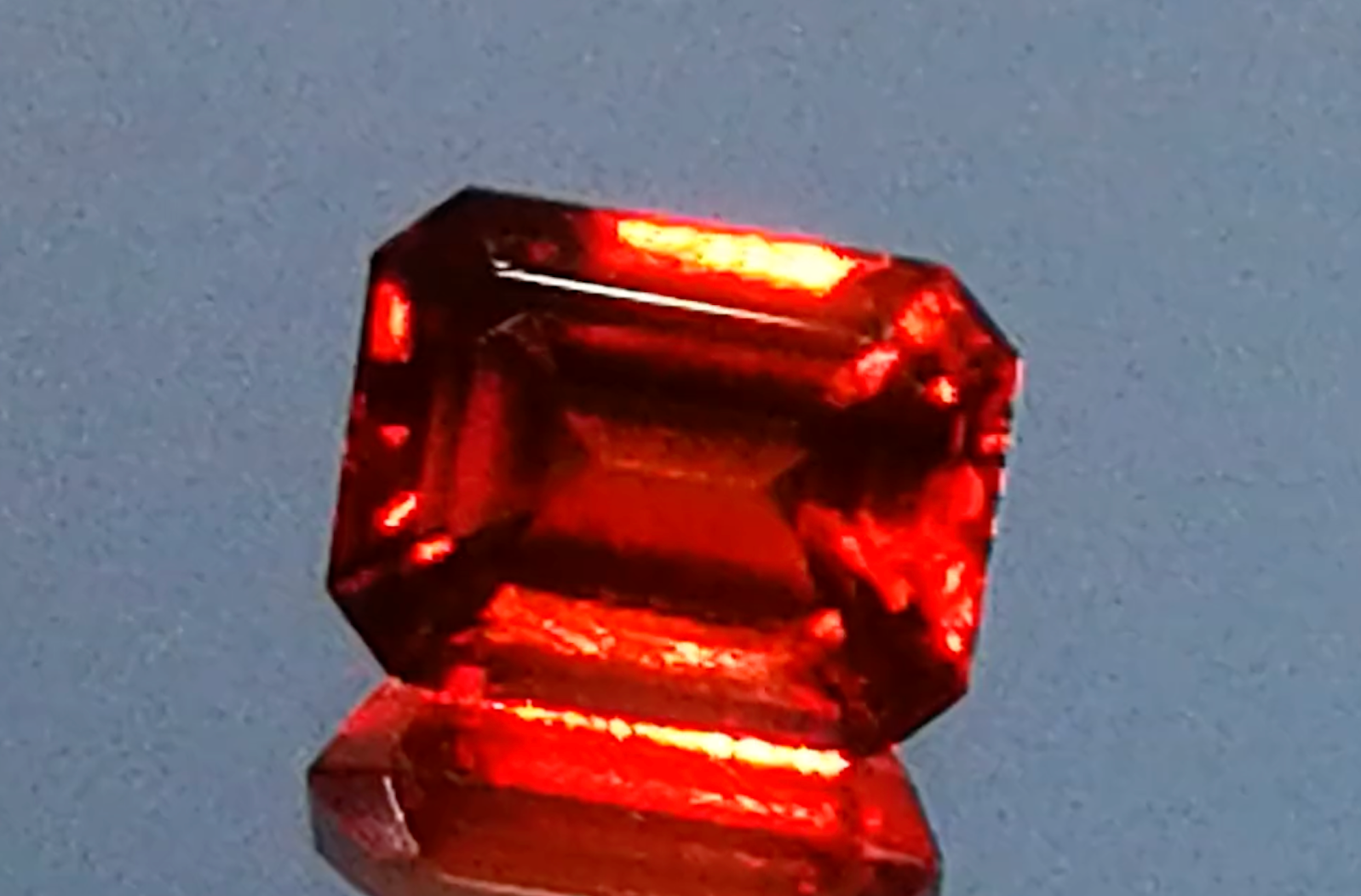 5.95ct Sweet Home Red Rhodochrosite Ring with D Flawless Diamonds set in 18K Yellow Gold