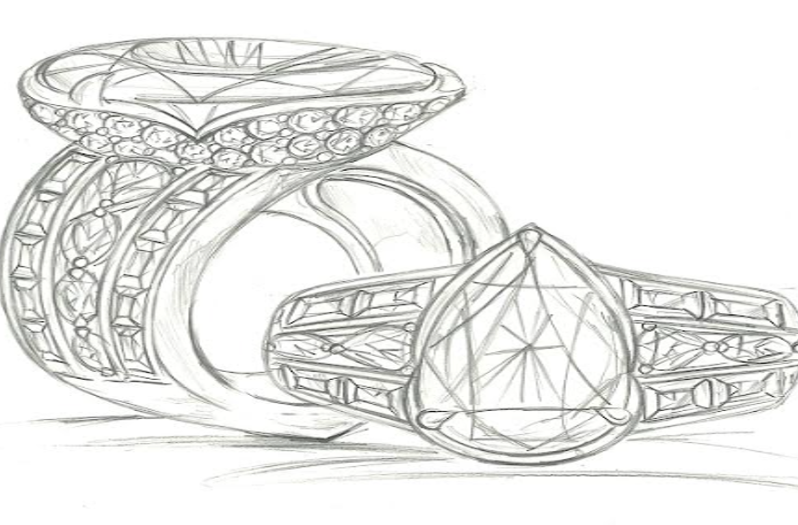 3.02ct D Flawless Golconda Diamond Ring with D Flawless Diamonds set in 18K Yellow Gold