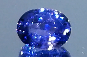 4.00ct Unheated Ceylon Cornflower Blue Sapphire Ring with D Flawless Diamonds set in 18K White Gold