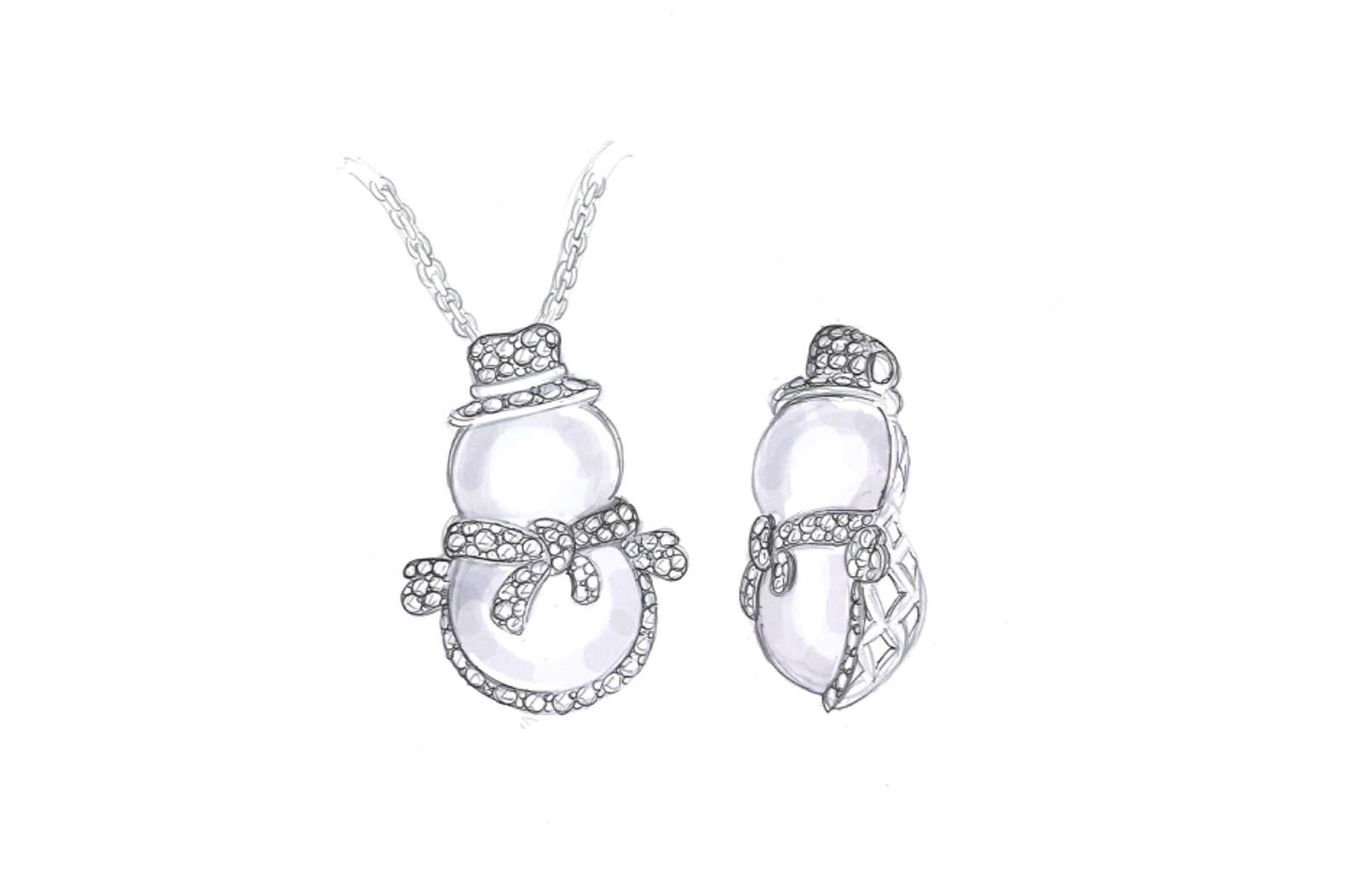 8.67ct Unheated Twin Star Ceylon Sapphire Necklace with D Flawless Diamonds set in 18K White Gold