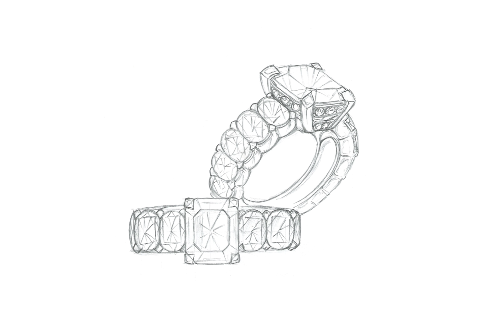 3.05ct Unheated Ceylon Cornflower Blue Sapphire Ring with D Flawless Diamonds set in 18K White Gold