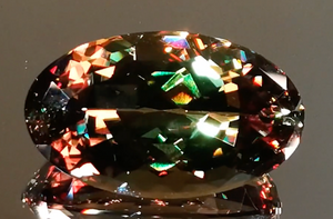 63.58ct Zultanite Pendant with D Flawless Diamonds set in 18K Yellow Gold