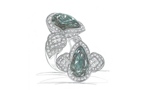 5.60ct 100% Change Historical Russian Alexandrite Ring with D Flawless Diamonds set in 18K Yellow Gold