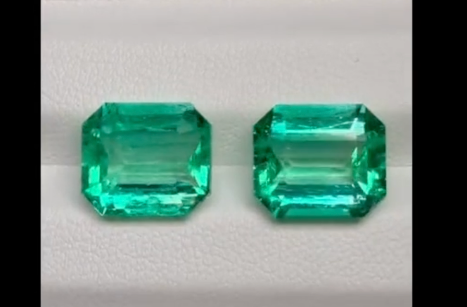 10.58ct Intense Green Muzo Colombian Emerald Earrings with D Flawless Diamonds set in 18K Yellow Gold