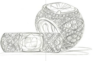 5.03ct Vibrant Tsavorite Ring with D Flawless Diamonds set in 18K White Gold