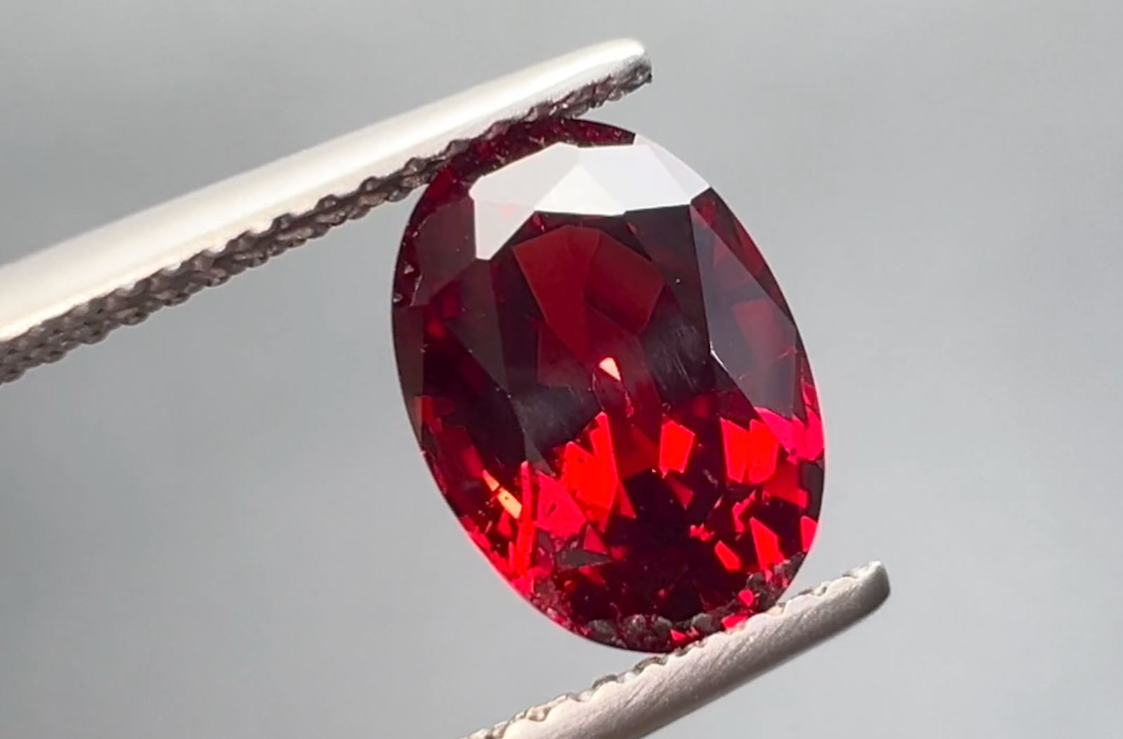 3.08ct Historic Museum Grade Burmese Spinel Ring with D Flawless Diamonds set in 18K White Gold