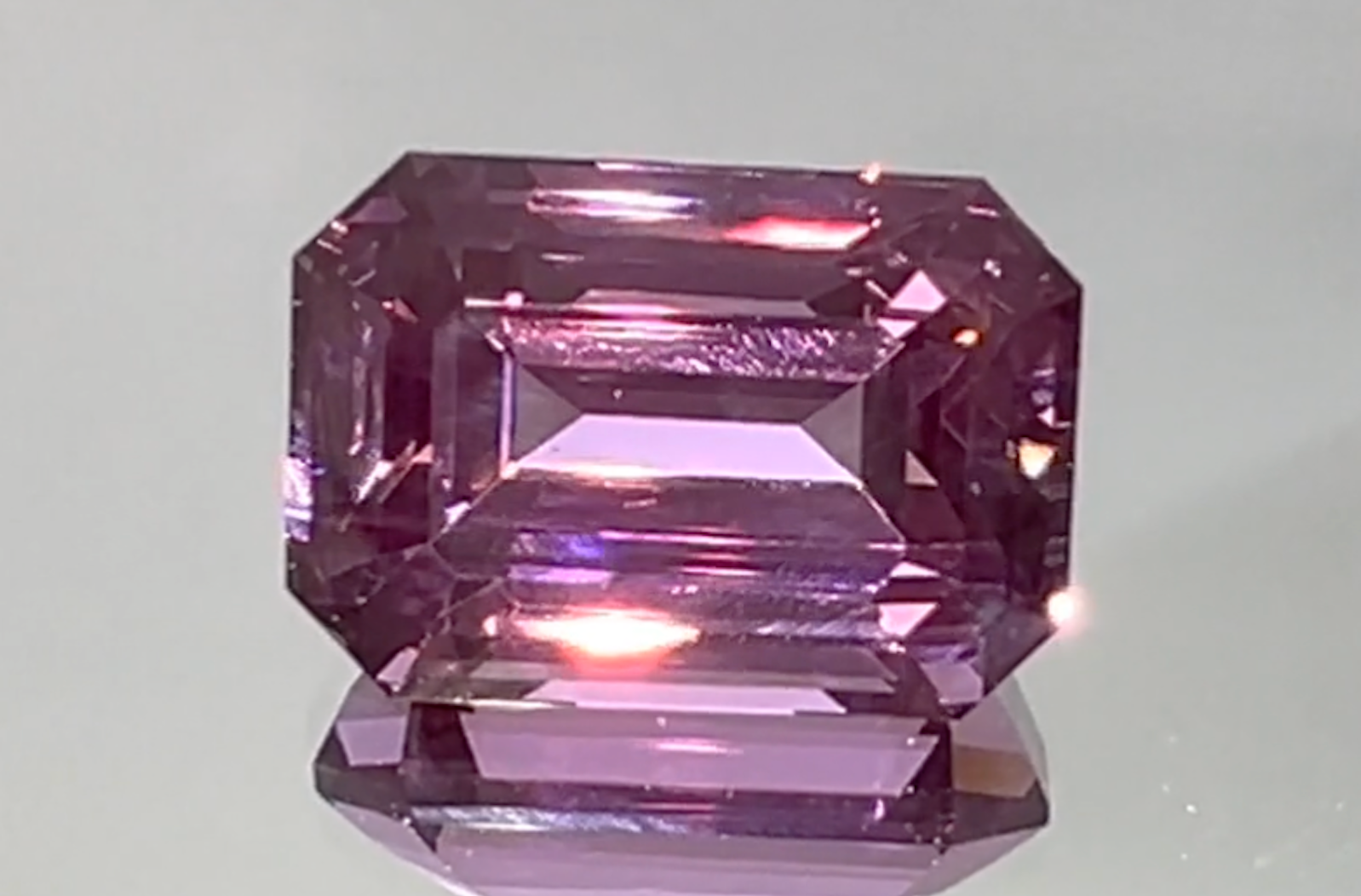 8.56ct Flawless Vibrant Balas Spinel Ring with D Flawless Diamonds set in 18K Yellow Gold