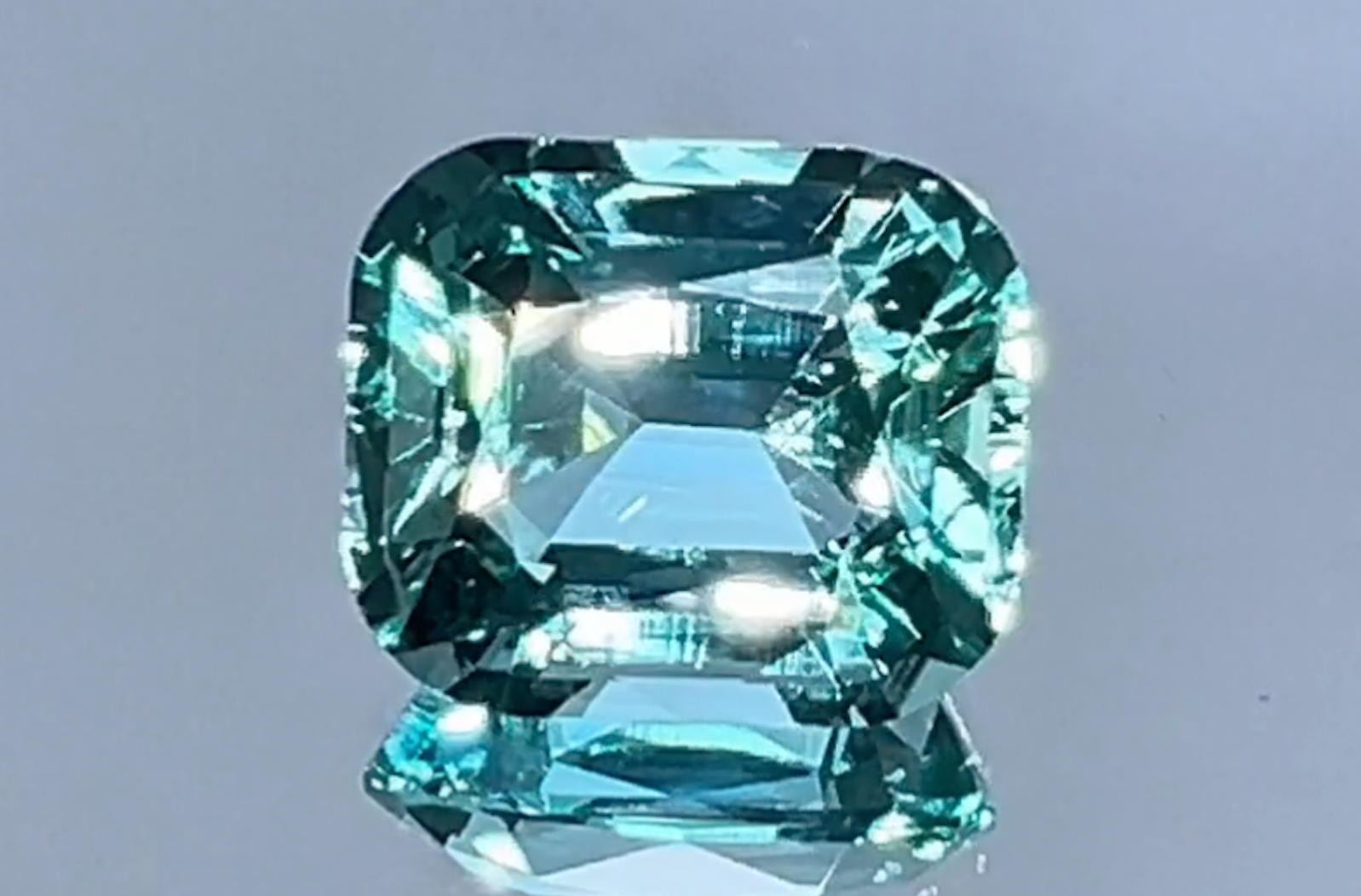 4.52ct No Oil Nigerian Emerald Ring with D Flawless Diamonds set in 18K White Gold