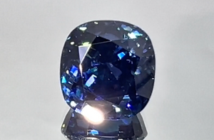 6.50ct 100% Color Change Zircon Ring with D Flawless Diamonds set in 18K White Gold