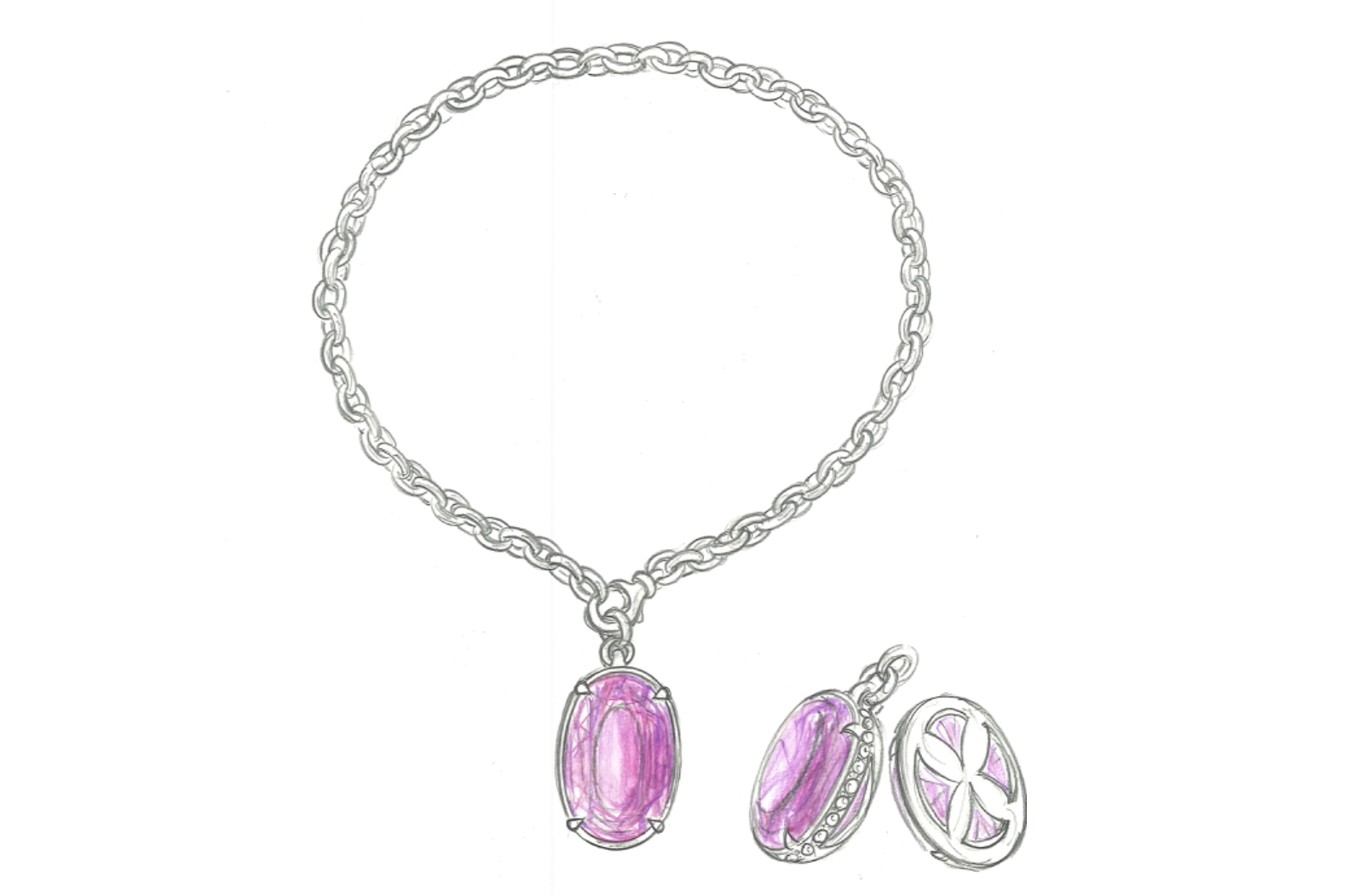 53.56ct Unheated Paraiba Necklace with D Flawless Diamonds set in 18K Yellow Gold