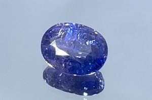 2.48ct Unheated Kashmir Sapphire Ring with D Flawless Diamonds set in 18K Yellow Gold