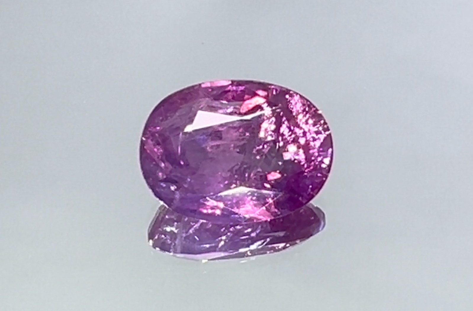 4.01ct Unheated Kashmir Sapphire Ring with D Flawless Diamonds set in 18K White Gold