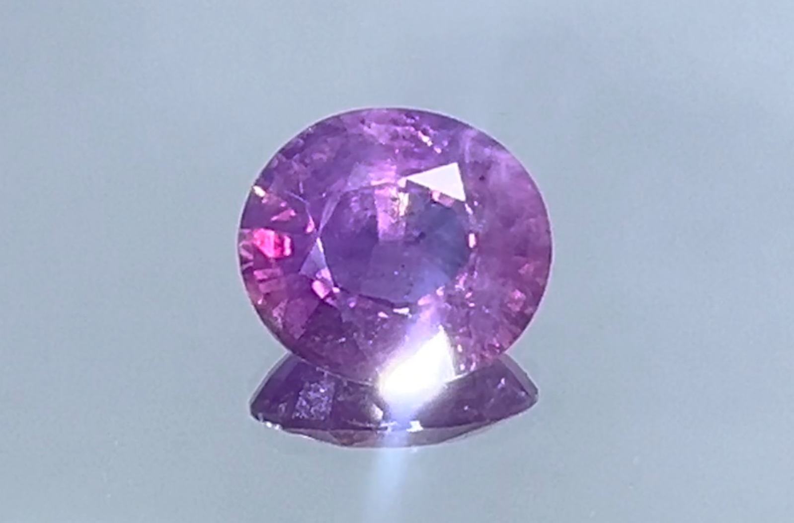3.85ct Unheated Kashmir Sapphire Ring with D Flawless Diamonds set in 18K White Gold