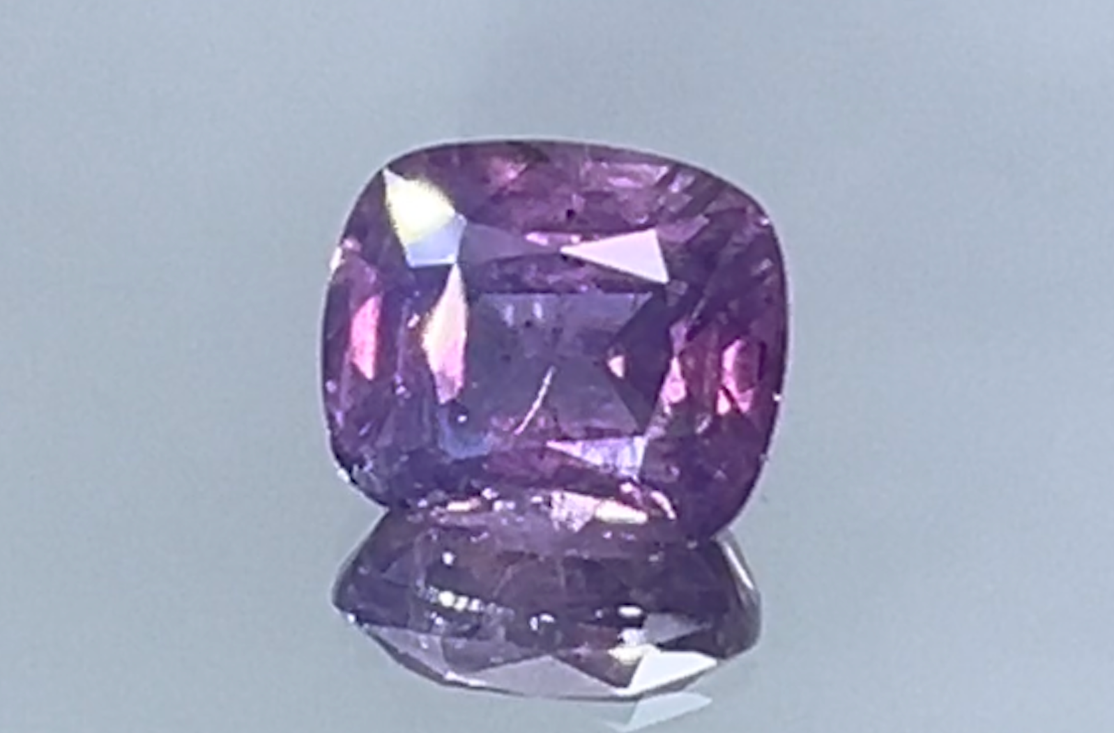 3.26ct Unheated Kashmir Sapphire Ring with D Flawless Diamonds set in 18K White Gold