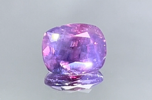 3.61ct Unheated Kashmir Sapphire Ring with D Flawless Diamonds set in 18K White Gold