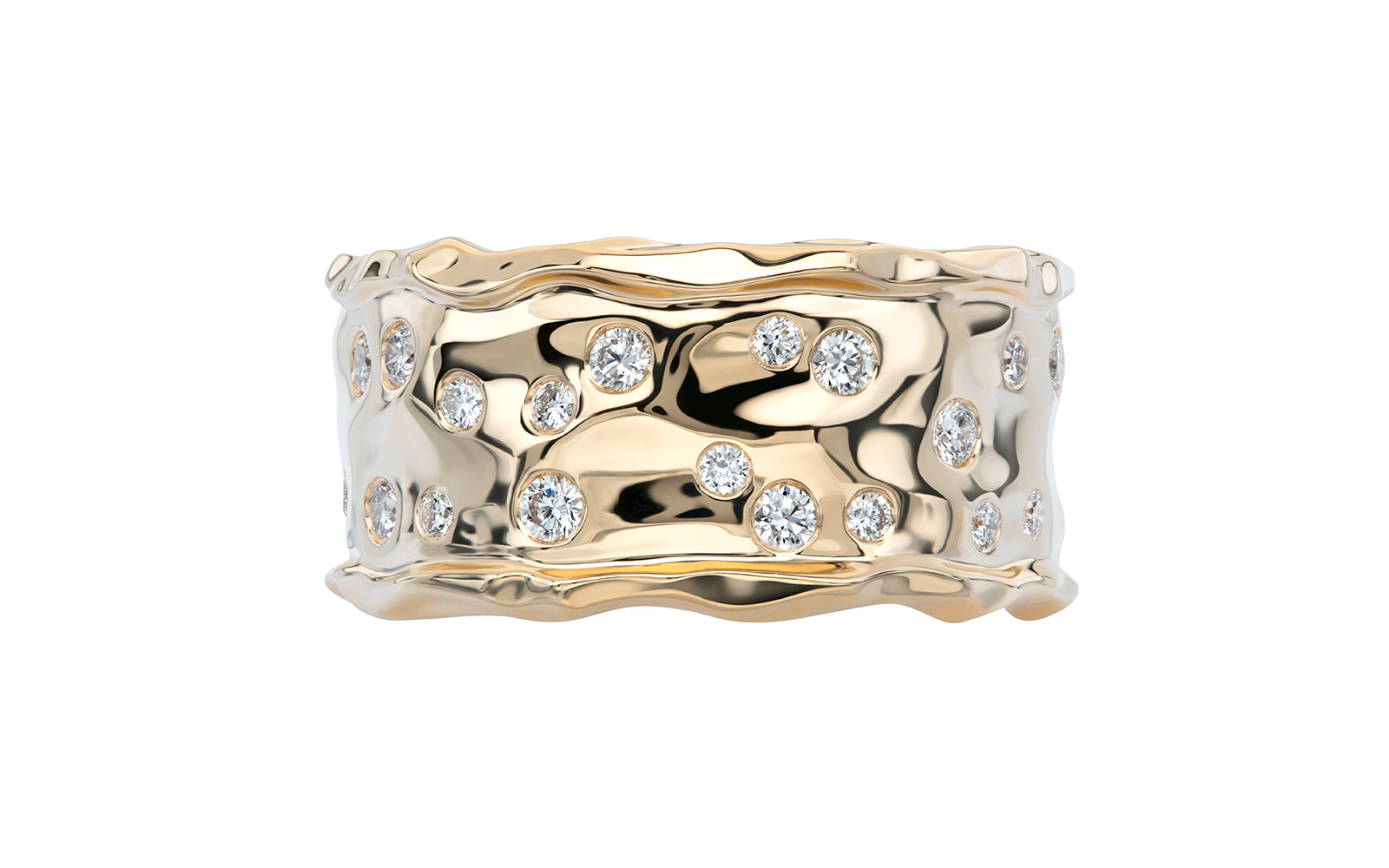 0.54ct D Flawless Diamond Ring set in 18K Yellow Gold