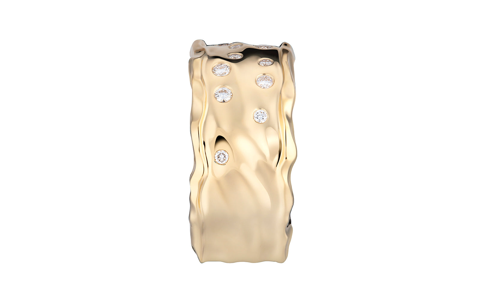 0.54ct D Flawless Diamond Ring set in 18K Yellow Gold