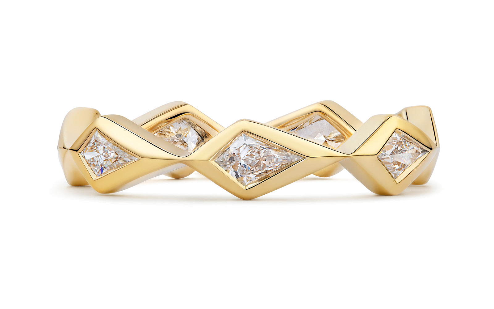 0.81ct D Flawless Diamond Ring set in 18K Yellow Gold