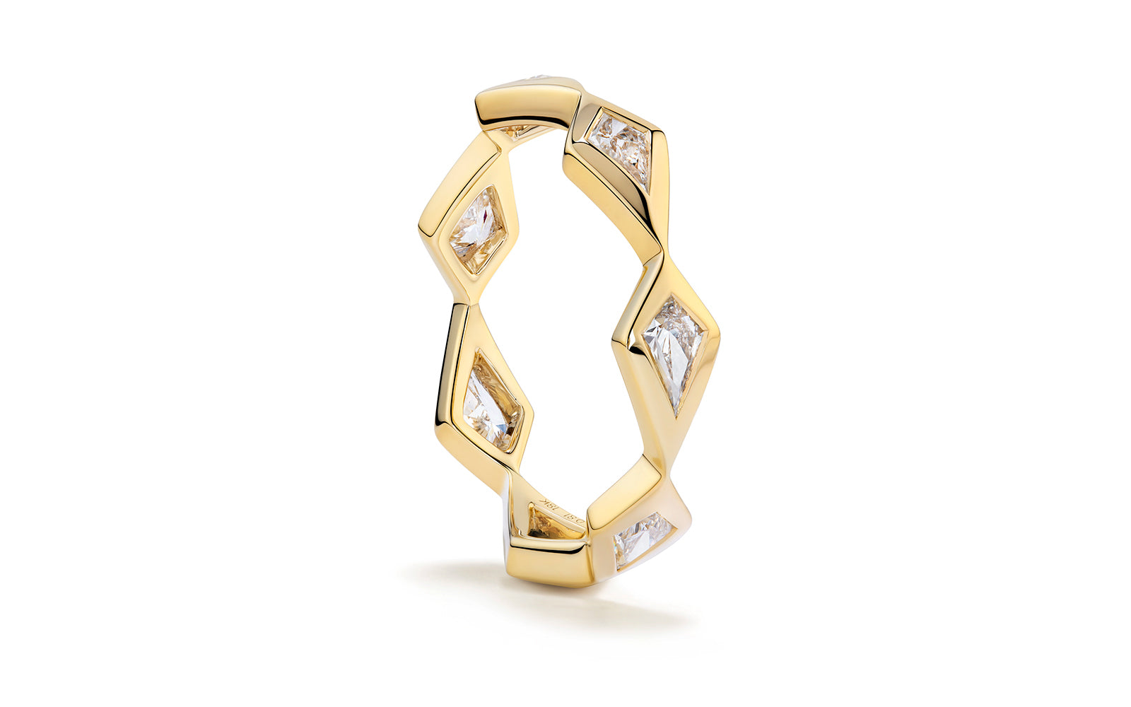 0.81ct D Flawless Diamond Ring set in 18K Yellow Gold